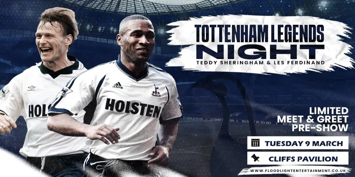 Hero image for An Evening With Sir Les Ferdinand & Teddy Sheringham 
