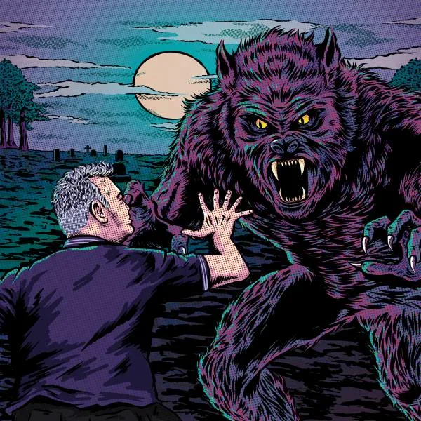 Event card thumbnail image for Stewart Lee vs The Man-Wulf