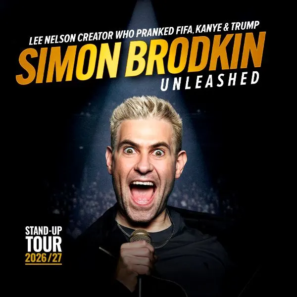 Event card thumbnail image for Simon Brodkin: Unleashed