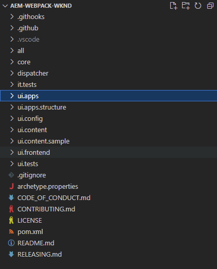 project structure image