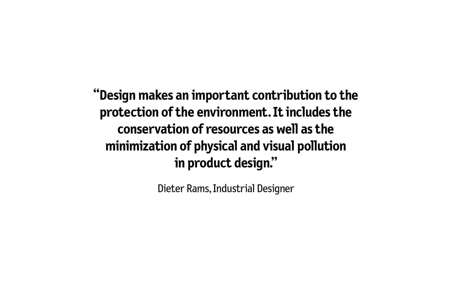 Quote Dieter Rams