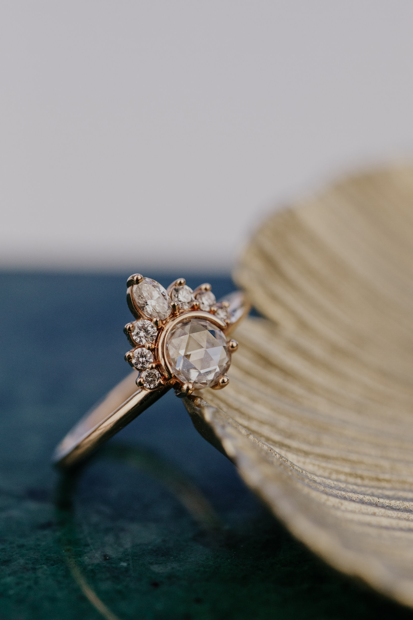 The Athena Rose Cut ring