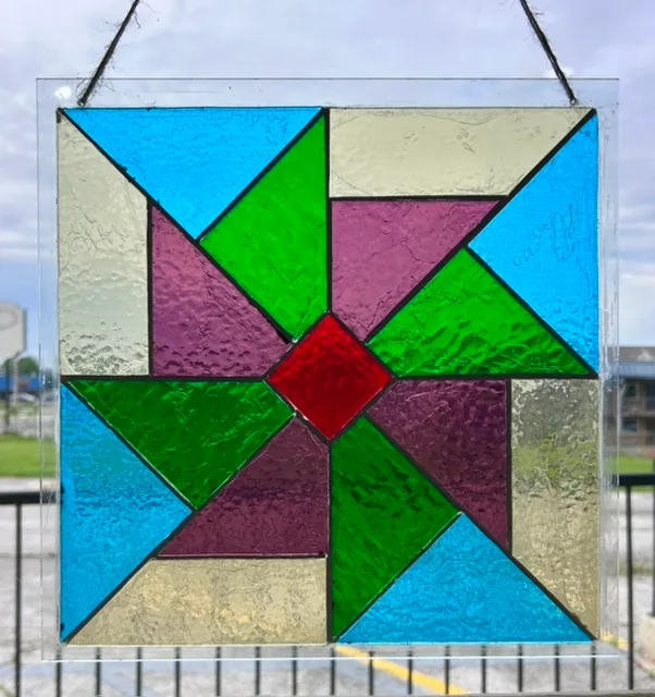 Glass & Metalwork: Stained-Glass Style Mosaics