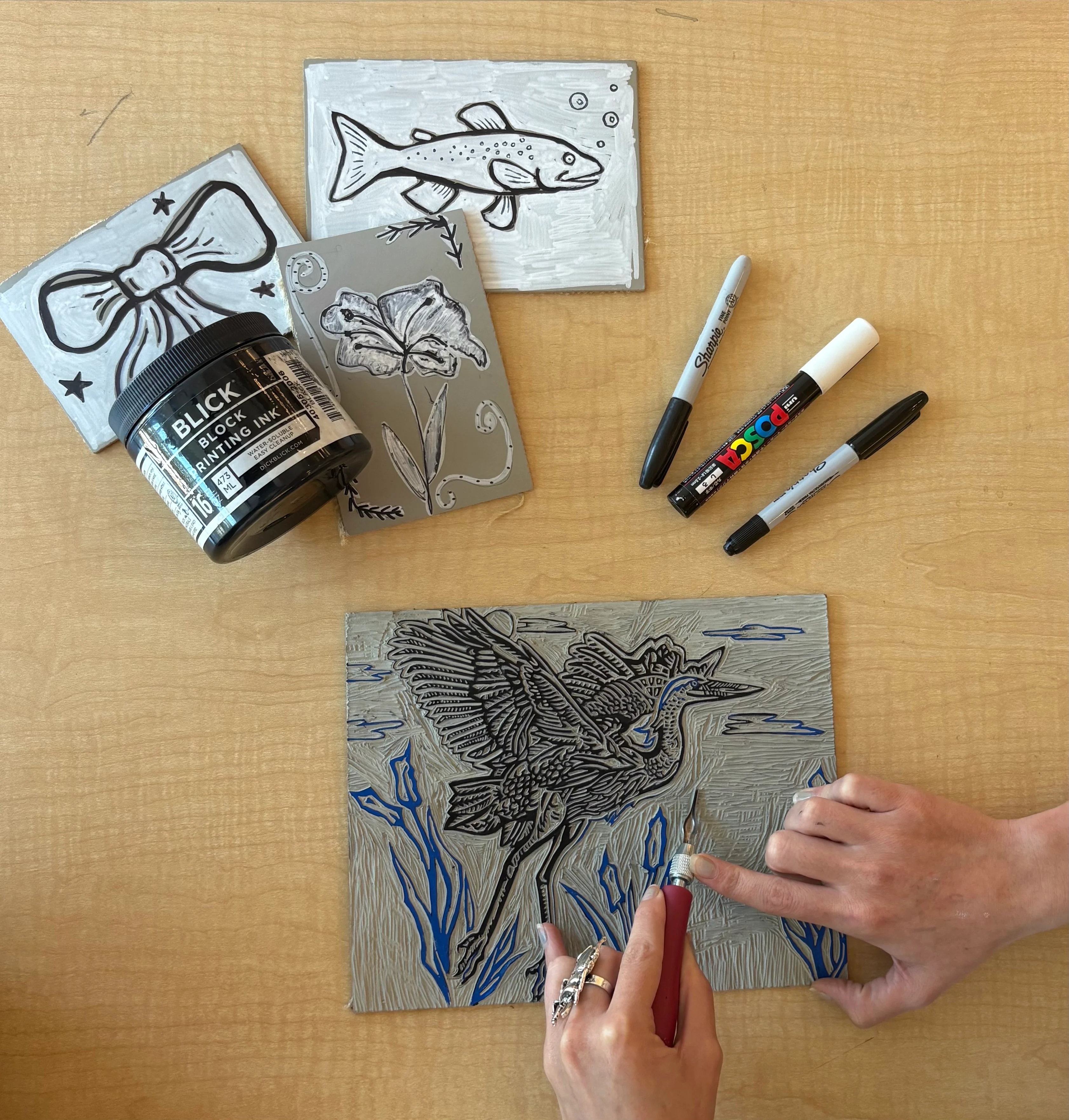 Studio Class | Linocut Printmaking