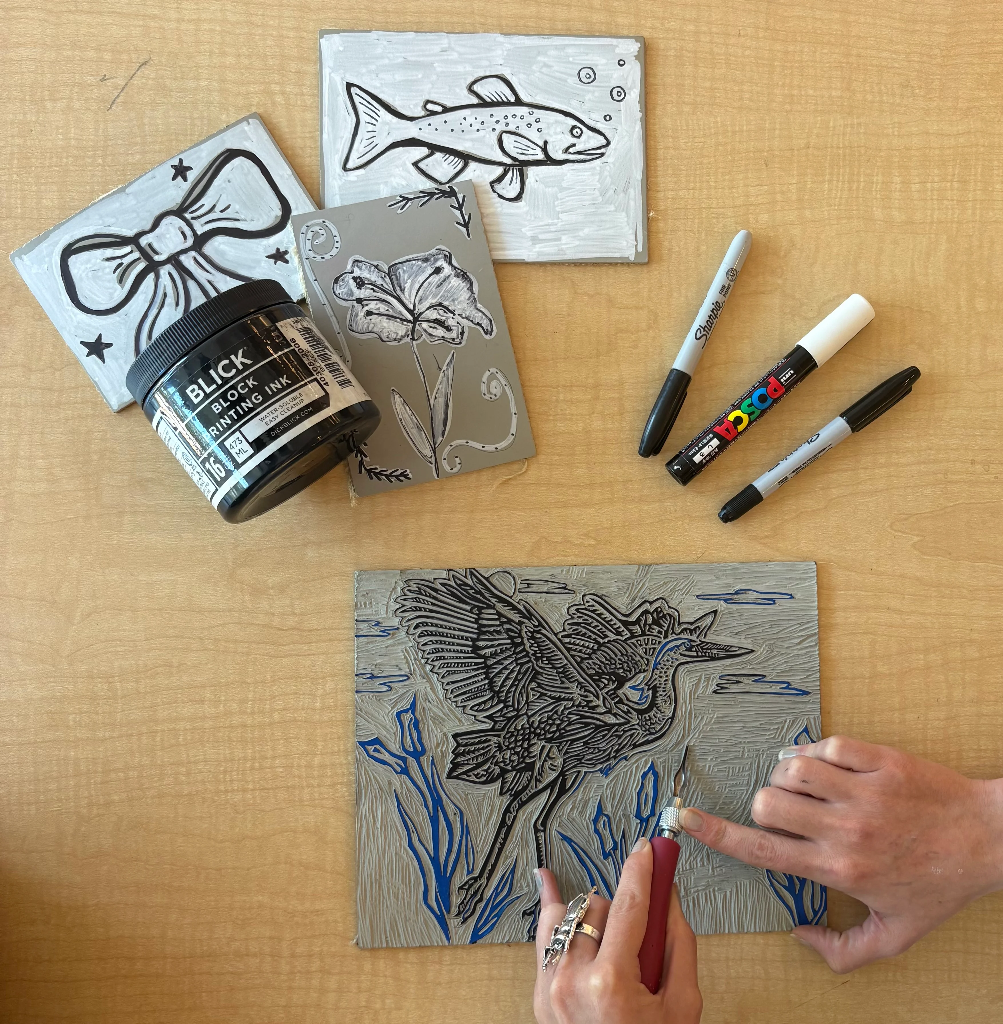 Try It! | Linocuts