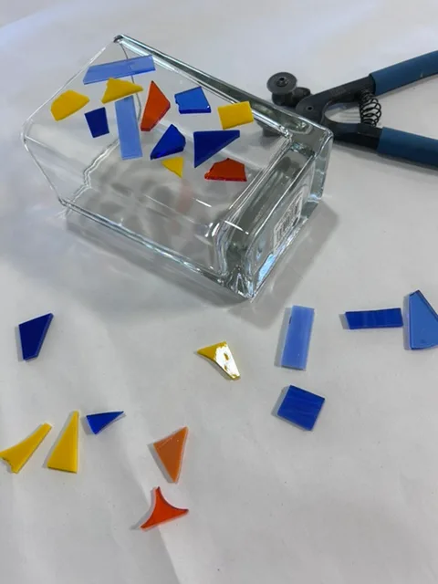 Glass & Metalwork: Stained-Glass Style Mosaics