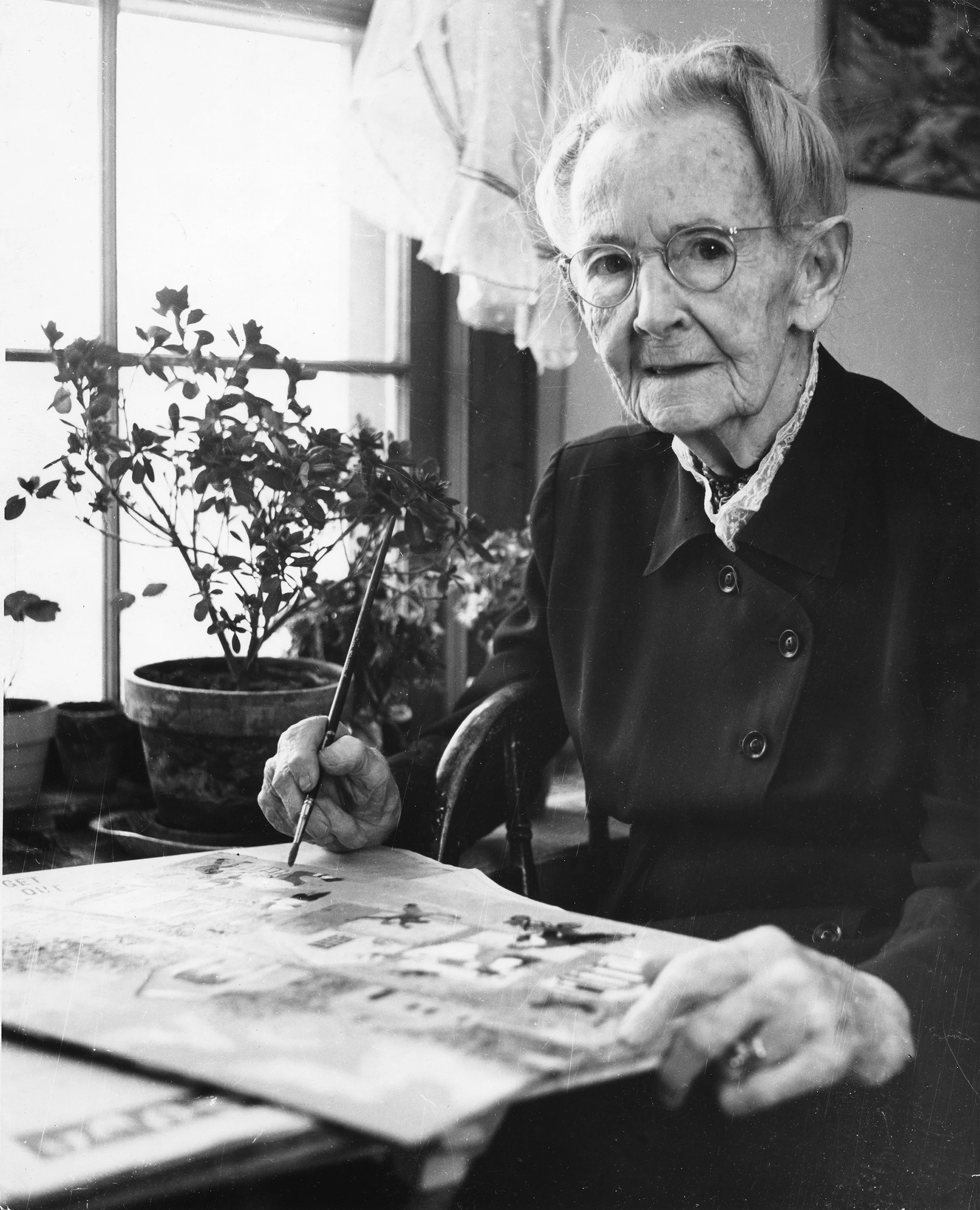 1958, Moses at Work, photo by Hildegard Bachert.