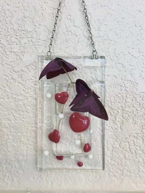 Glass & Metalwork: Fused Glass Vases