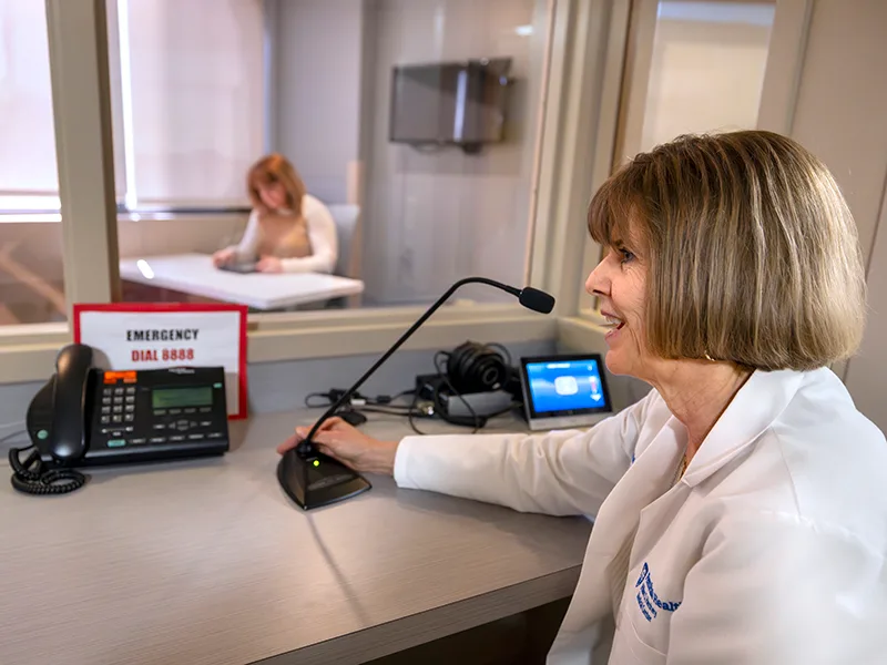 Observation deck at Hershey CRC
