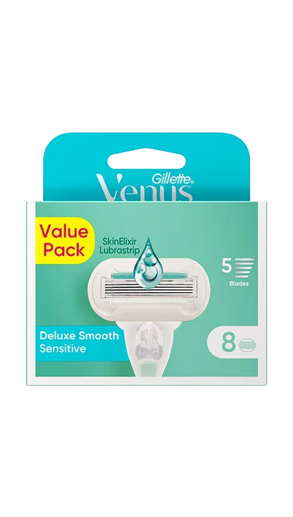 Deluxe Smooth Sensitive Refills, package of 8ct