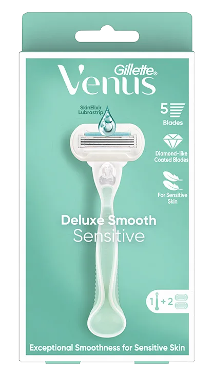 Deluxe Smooth Sensitive Razor package