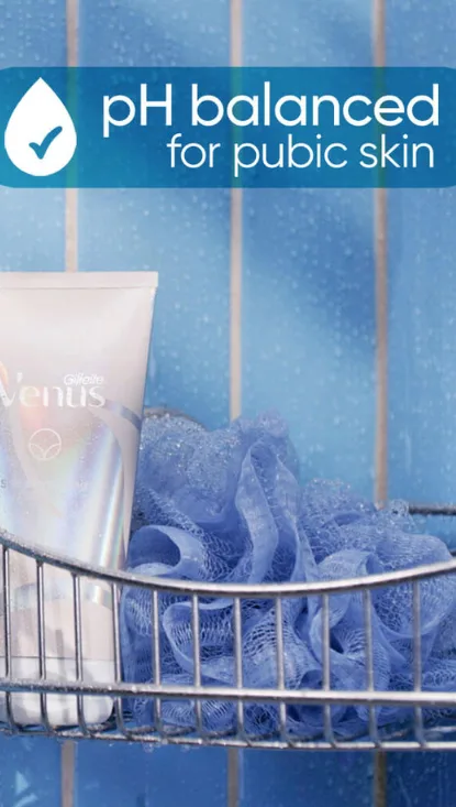 Gillette Venus Skin Smoothing Exfoliant - secondary image 2: pH balanced for pubic skin
