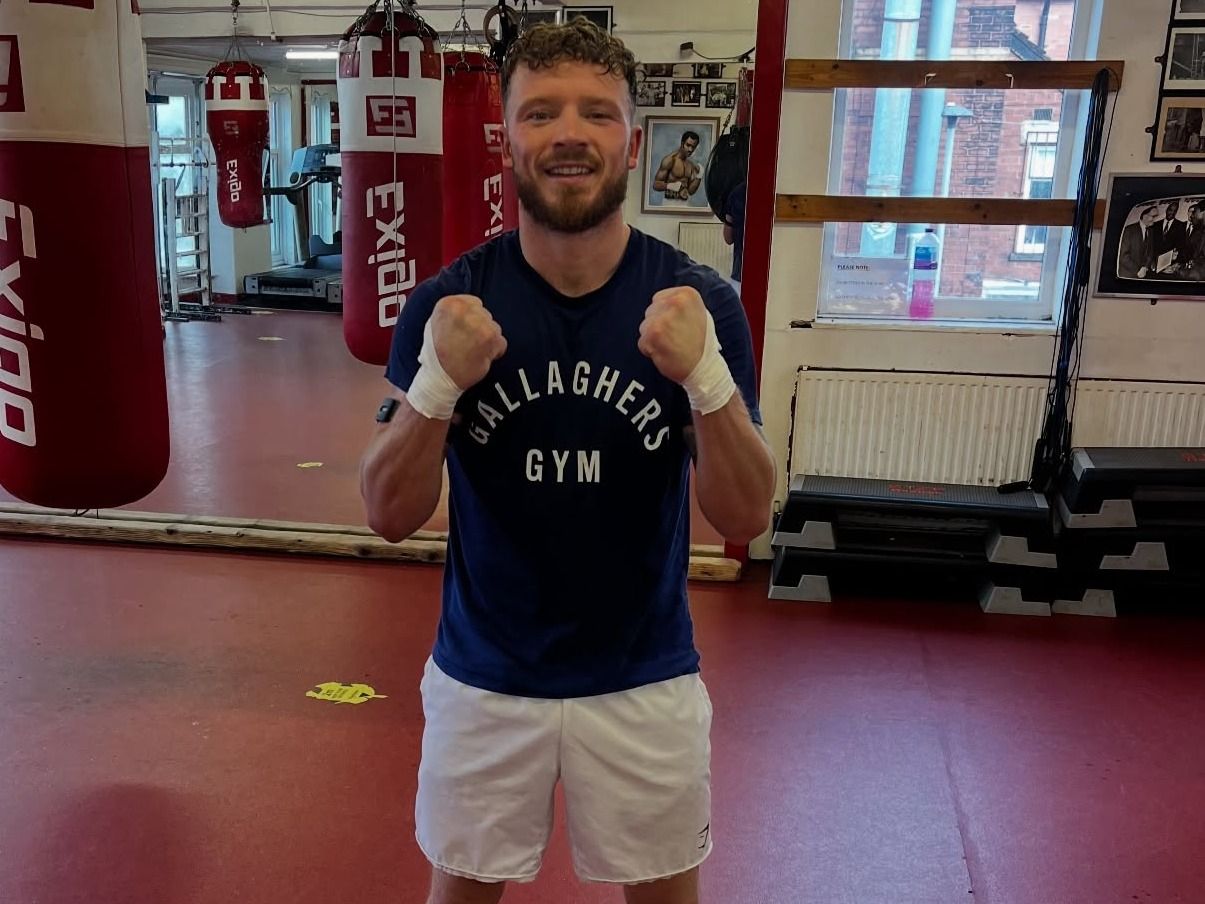 Josh Holmes ahead of his fight with Alex Murphy