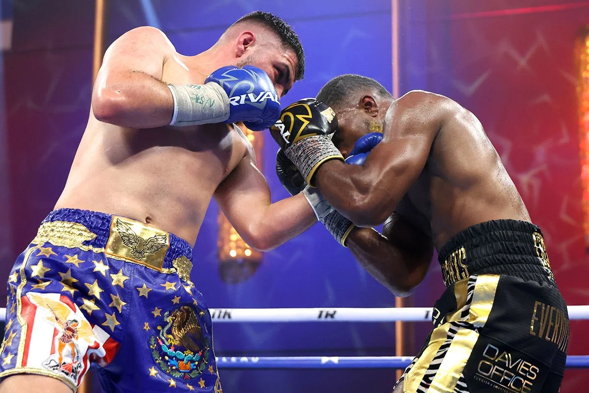 Cortes in previous fight action