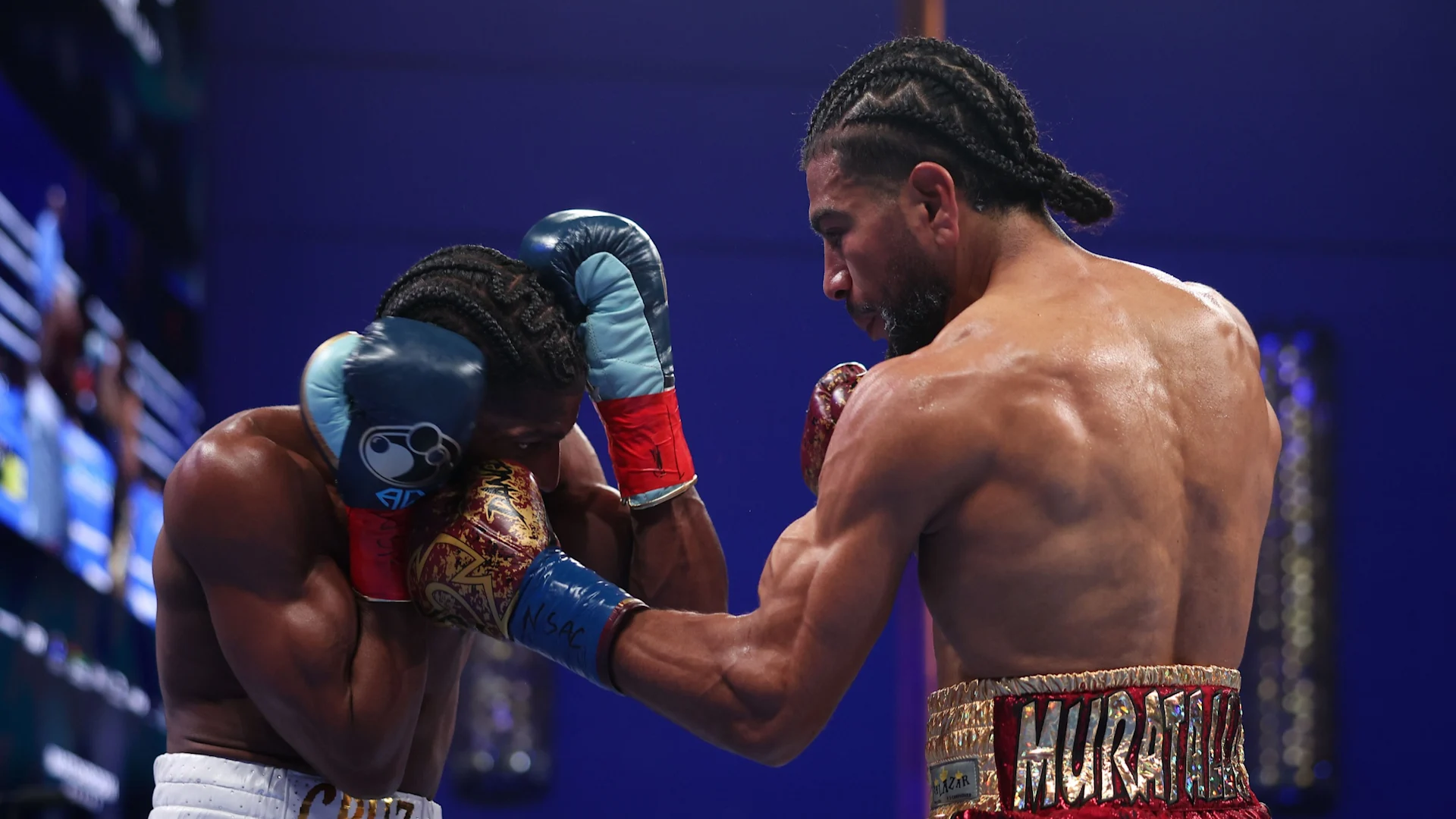 Raymond Muratalla throws a punch during a recent professional boxing bout