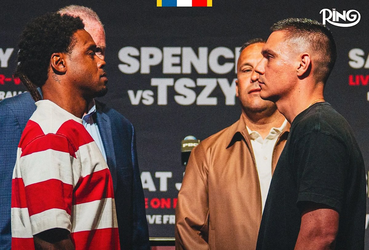 Spence-Tszyu changed from 158 pounds to 160, Crawford to attend