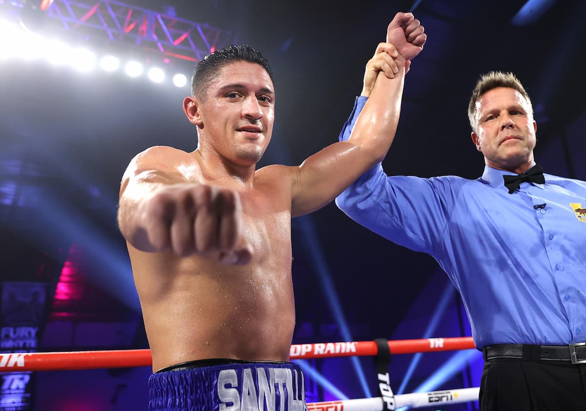 Santillan believes career on the line vs. Baraou