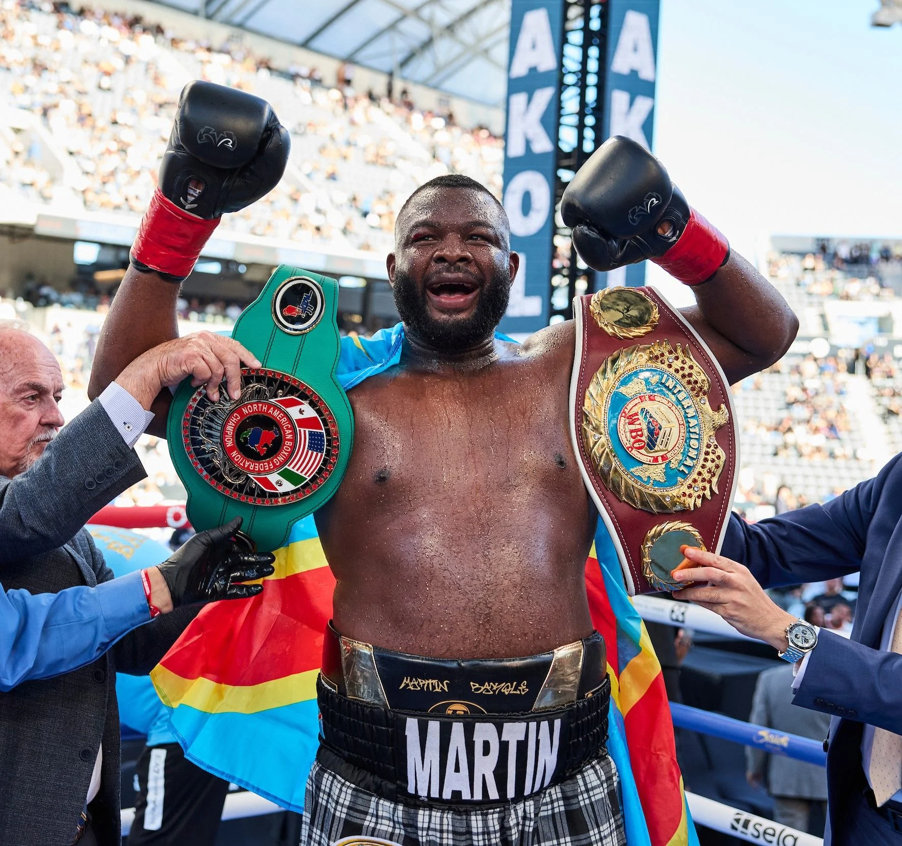 Martin Bakole boxing card