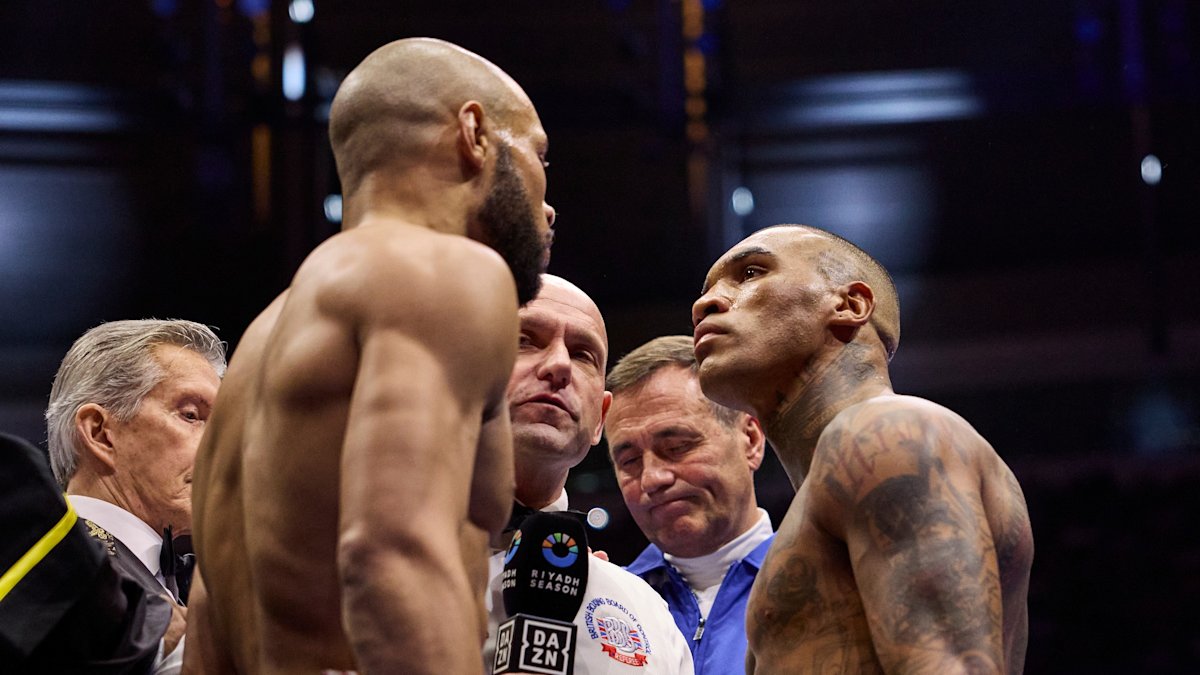 Conor Benn and Chris Eubank Jr. face off