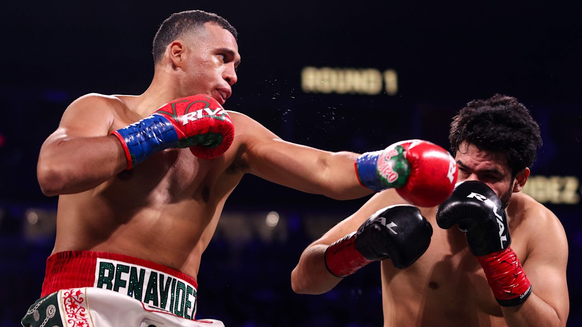 Rmo Rind Benavidez floors, stops Ramirez in sixth to win cruiserweight titles ...
