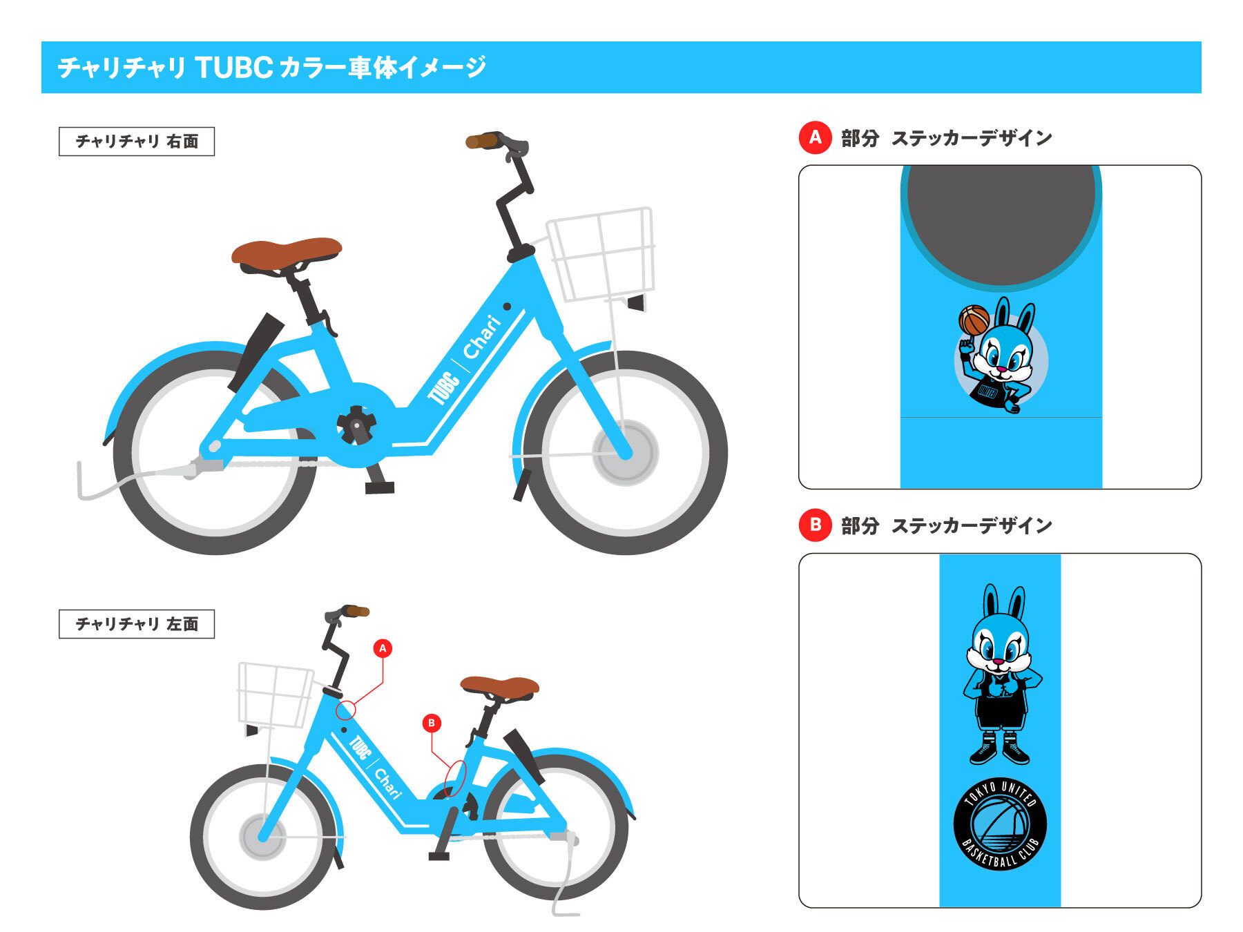 東京エリア】江東区エリア拡大及びTUBCカラーの電動アシスト車体を発表