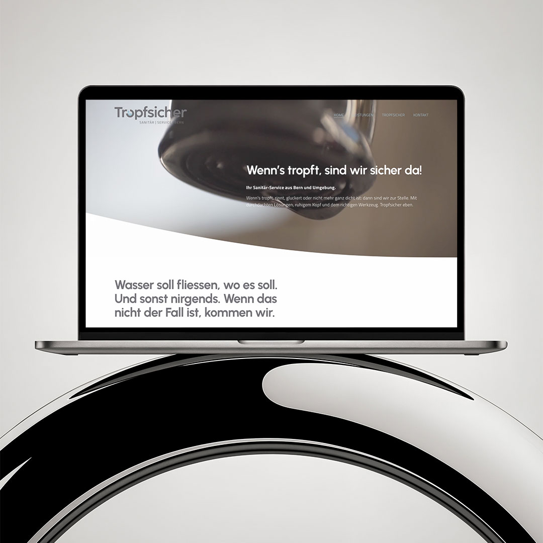 Tropfsicher Mockup Desktop 1080x1080px