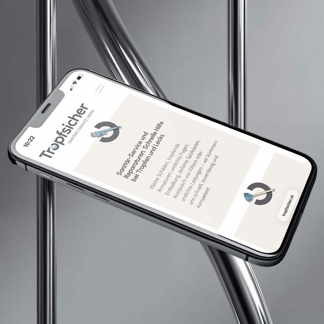 Tropfsicher Mockup Mobile 1080x1080px