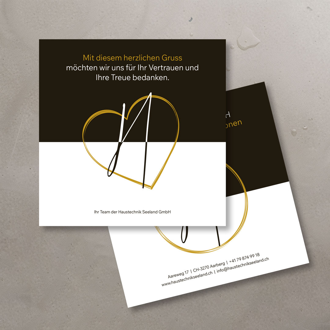 HaustechnikSeeland Dankeskarte 1080x1080px