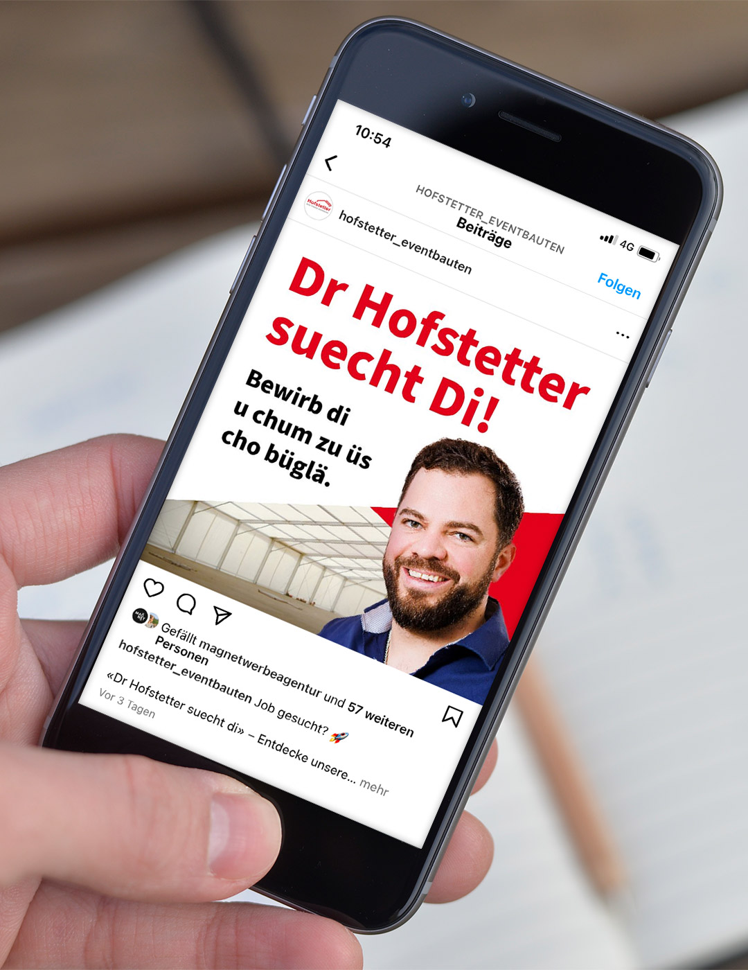 Kampagne – dr Hofstetter suecht Di! 