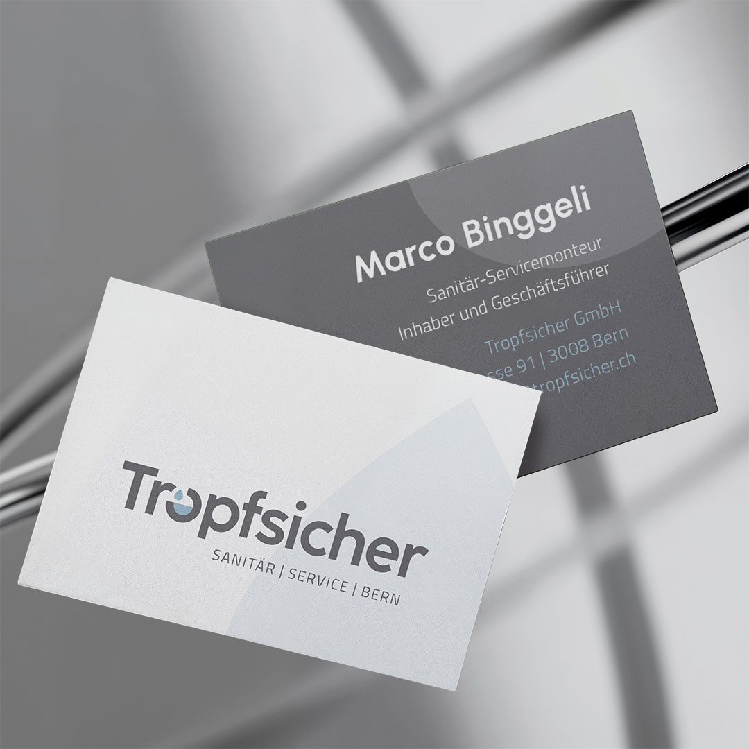 Tropfsicher Mockup Visitenkarte 1080x1080px