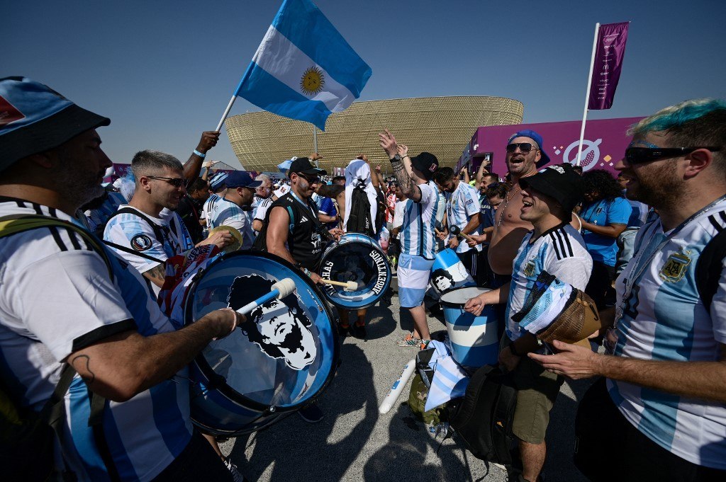 torcida argentina na Copa