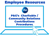  Access P&G's  Charitable / Community Relations