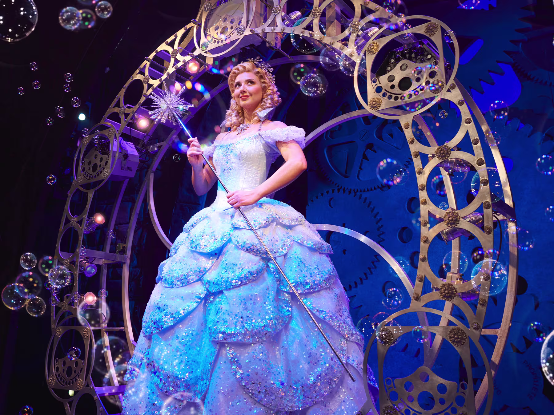 Zizi Strallen as Glinda, Photo by Matt Crockett