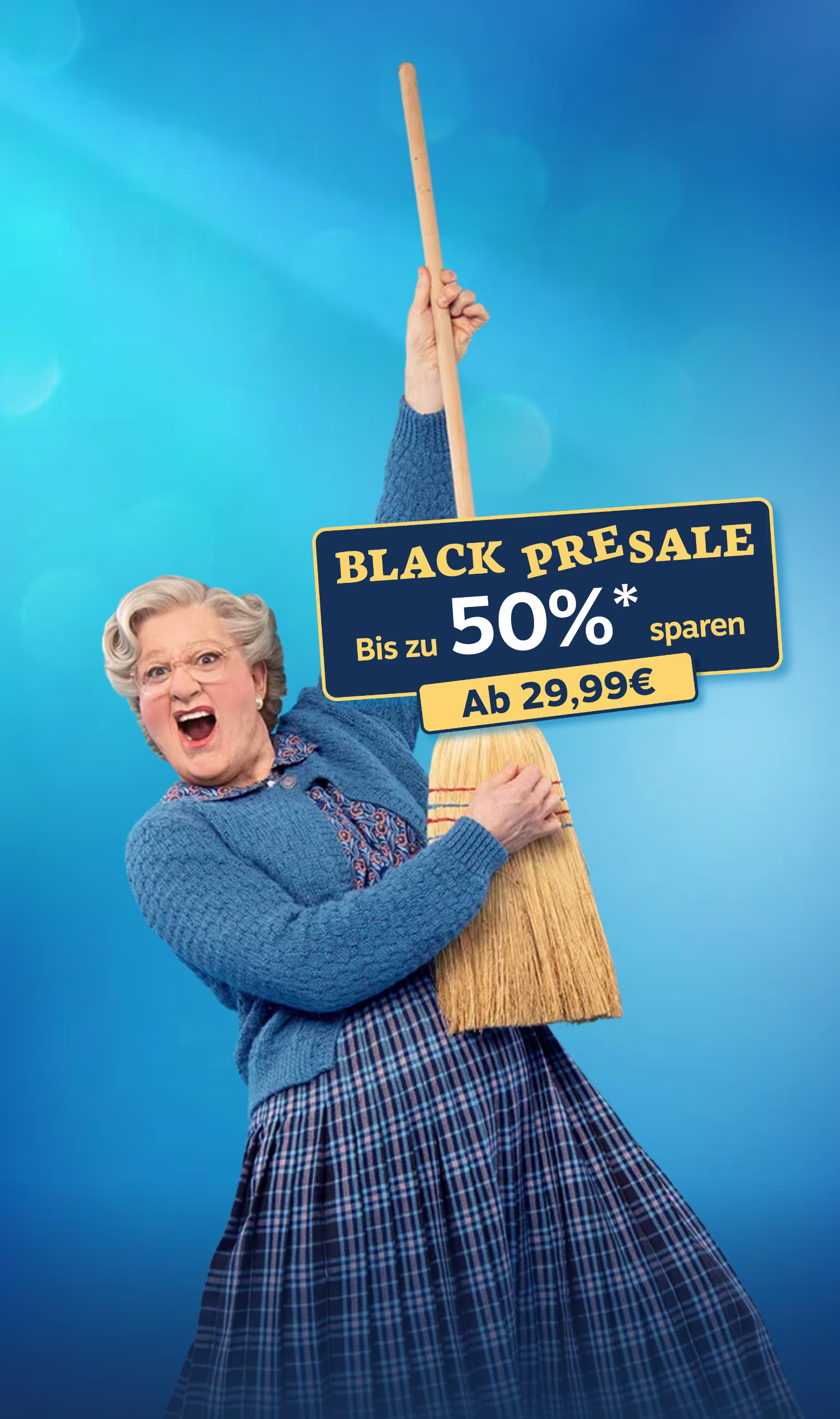 Presale Mrs Doubfire Black Sale Tickets ab 29,90