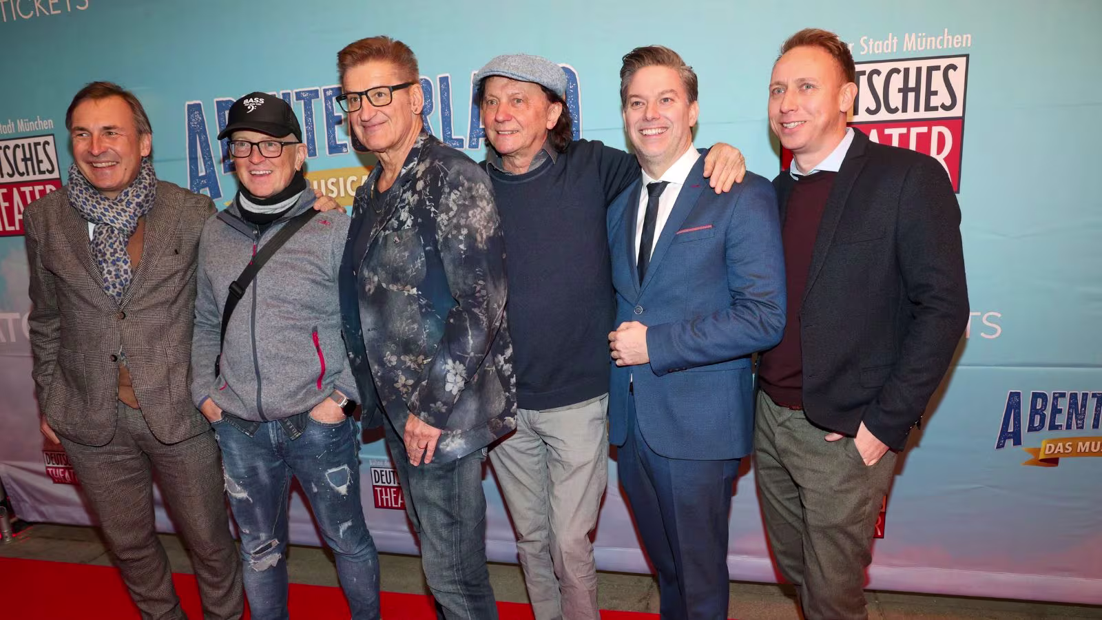 Joe Crawford, Hartmut Engler, Rudi Buttas, Martin Flohr und Christian Herrmann