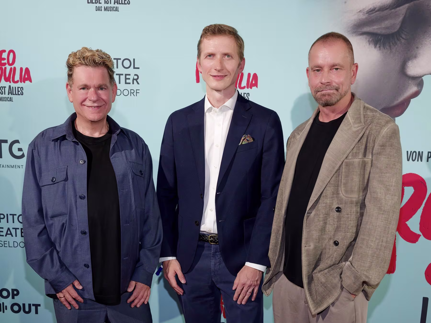 Peter Plate, Hannes Hauswald und Ulf Leo Sommer bei der Premiere von Romeo & Julia - Liebe ist Alles 