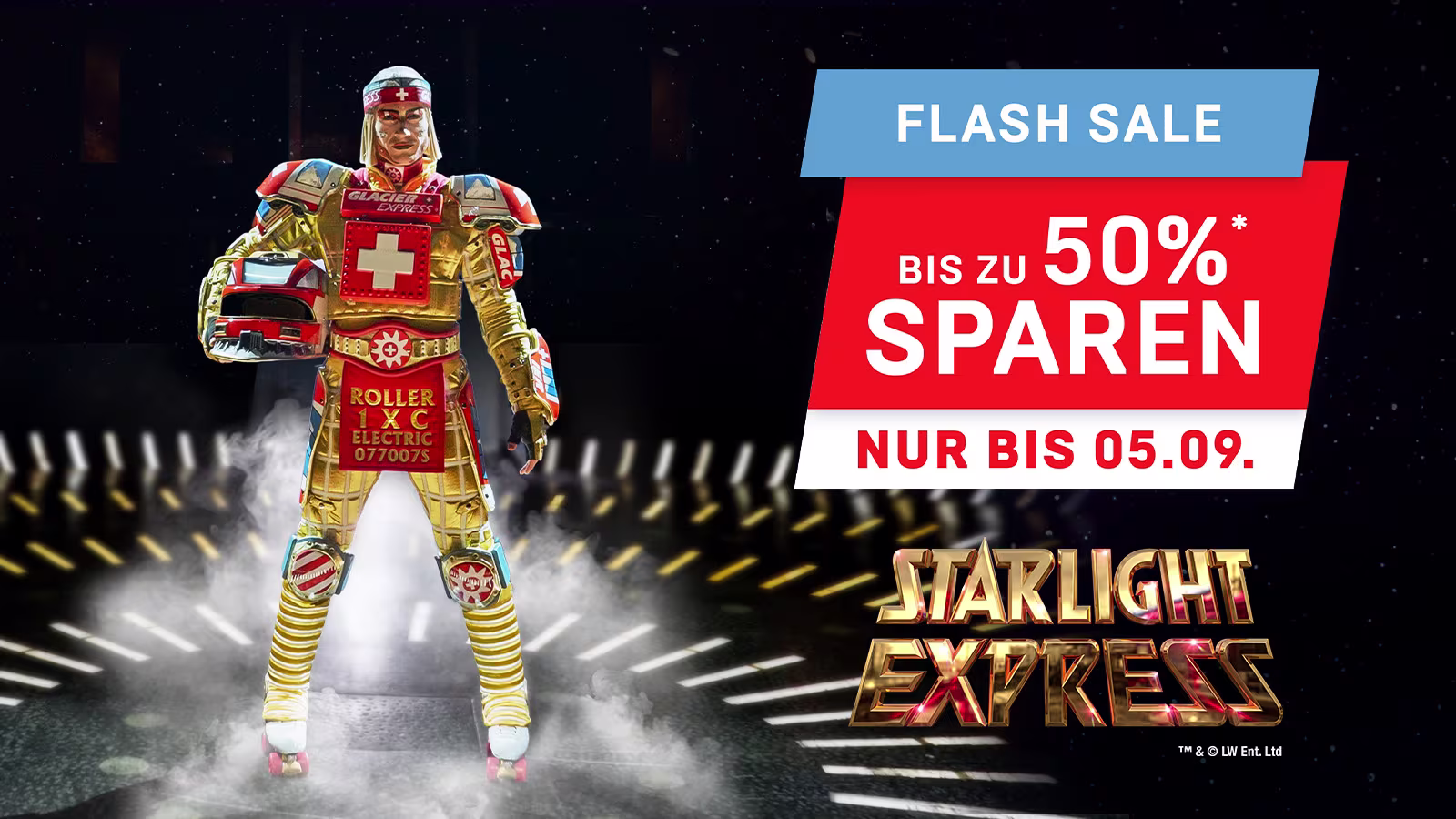Starlight Express Glacier Express Flash Sale