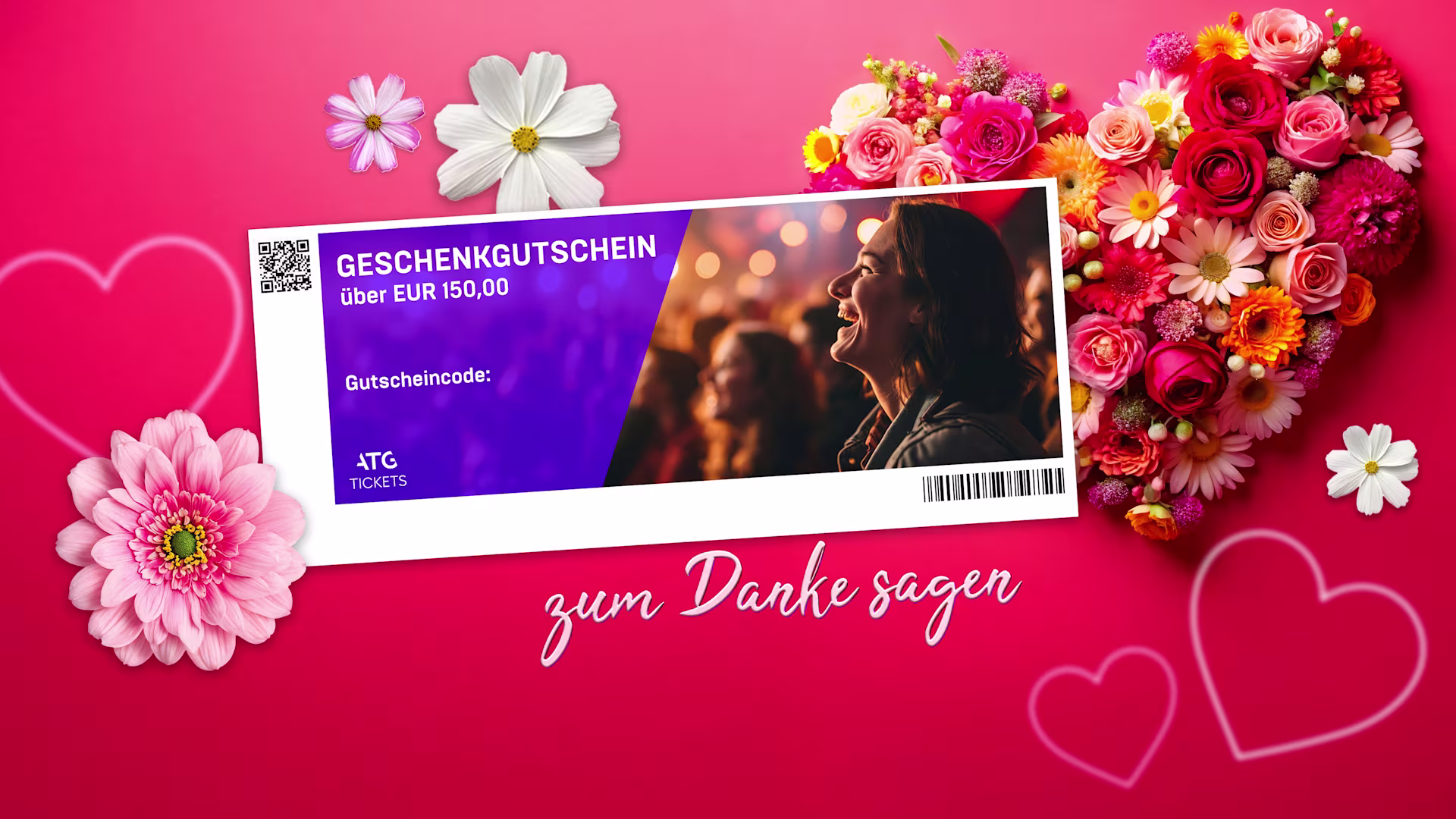 ATG Tickets Gutschein zum Dankesagen am Muttertag