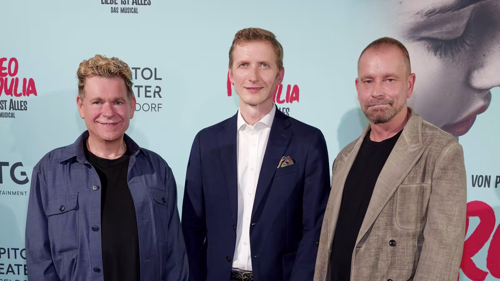 Peter Plate, Hannes Hauswald und Ulf Leo Sommer auf dem roten Teppich bei Romeo & Julia - Liebe ist Alles
