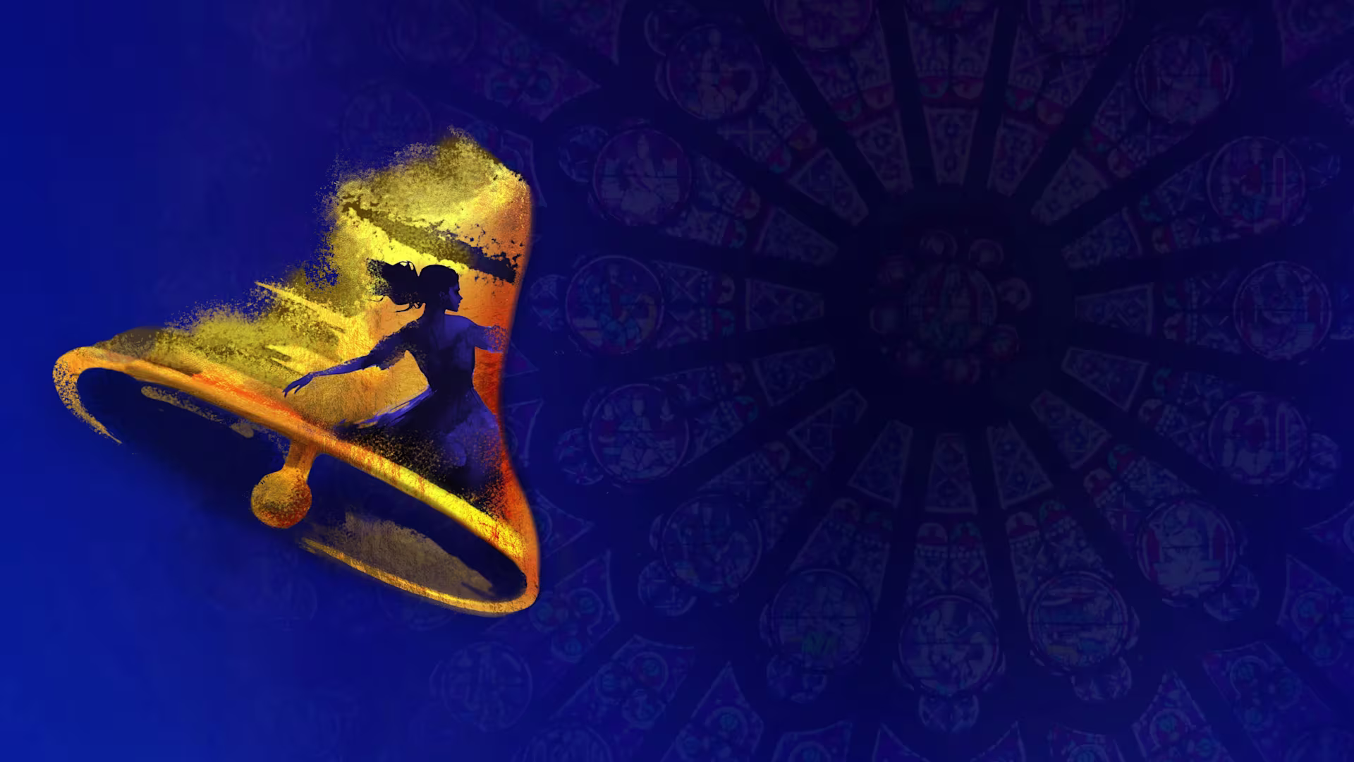 Glöckner von Notre Dame Keyvisual mit Glocke