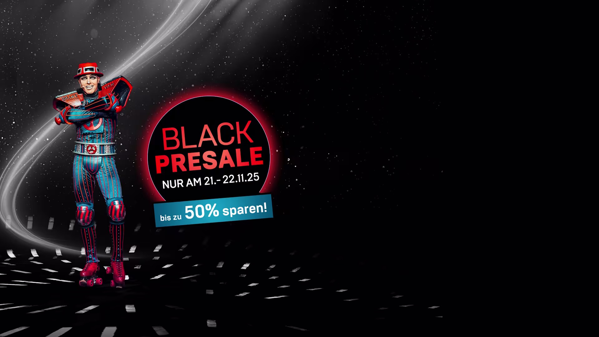 Starlight Express Black Sale Presale Asset Red Caboose