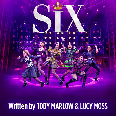 Six Keyvisual mit Königinnen und Logo