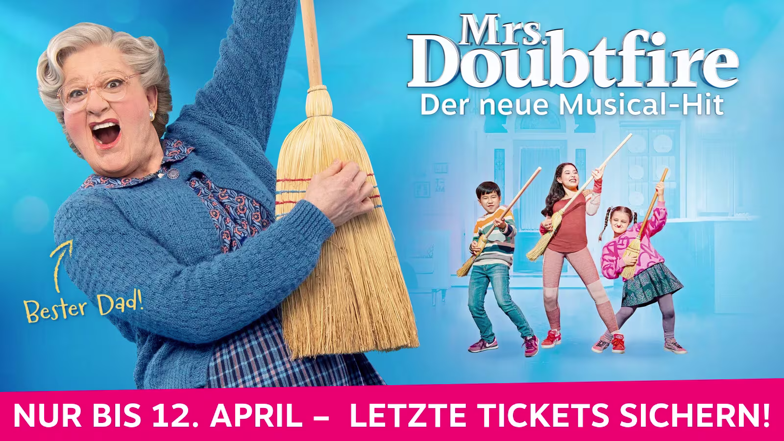 Mrs. Doubtfire – Der neue Musical Hit, Welterfolg