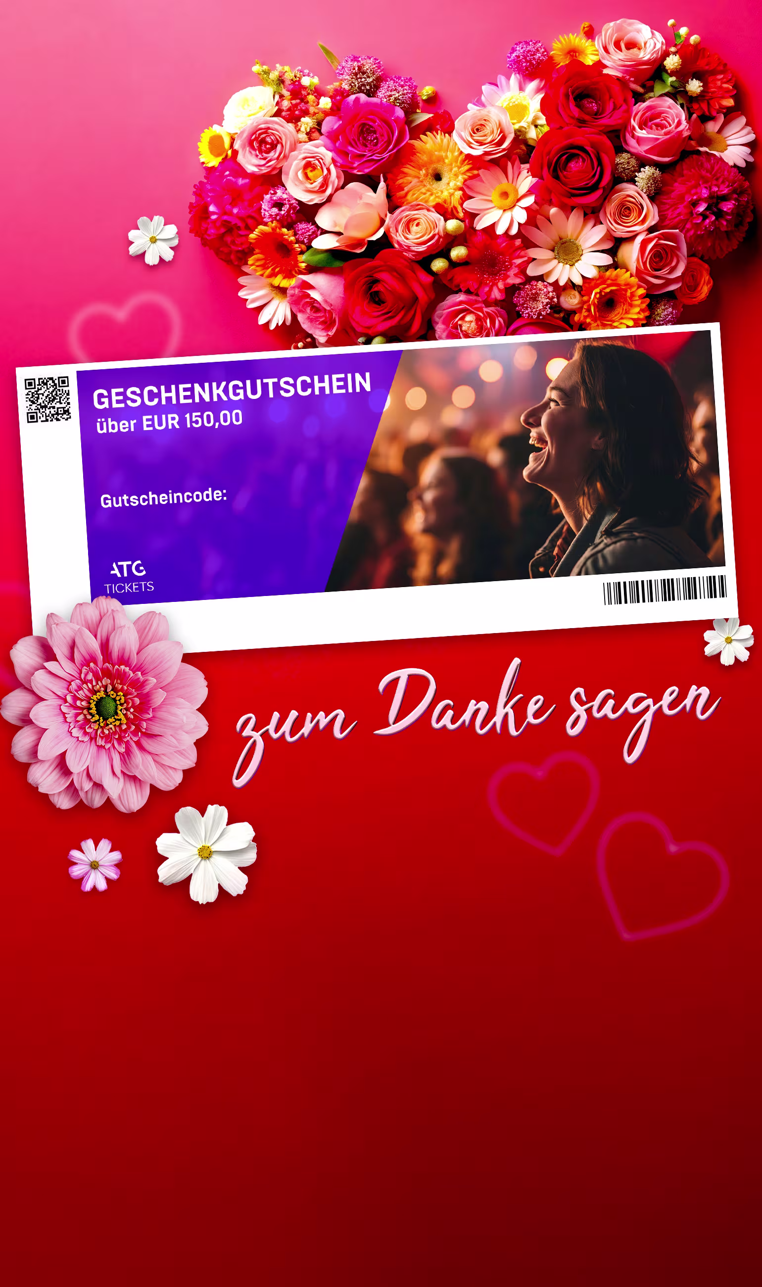ATG Tickets Gutschein zum Dankesagen am Muttertag
