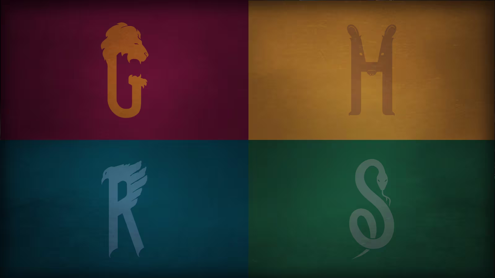 Gryffindor, Ravenclaw, Hufflepuff und Slytherin bei Harry Potter und das verwunschene Kind