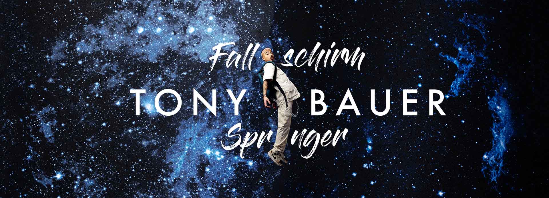 Logo zu Tony Bauers "Fallschirmspringer" 