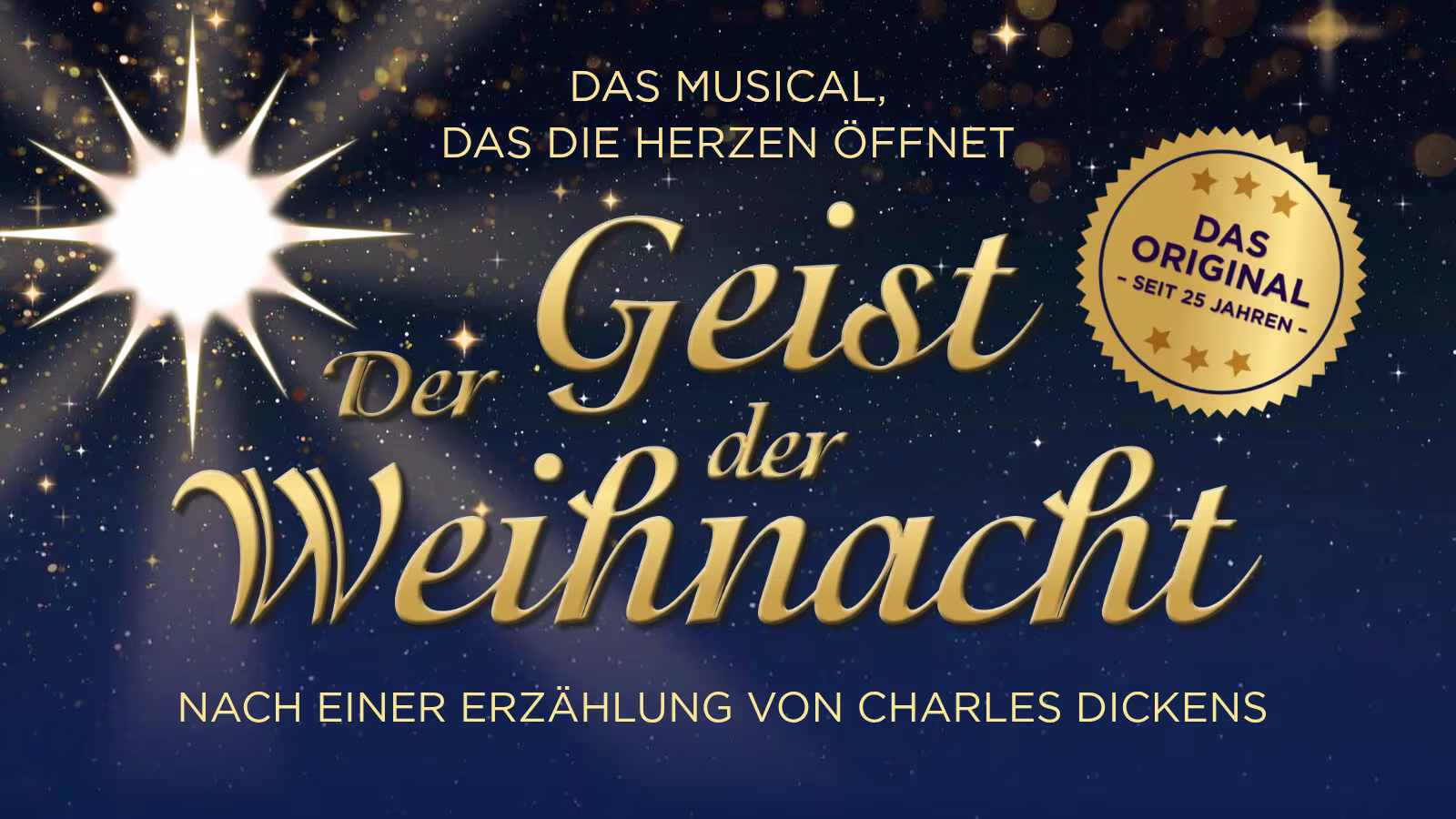 Der Geist der Weihnacht Keyvisual mit Logo
