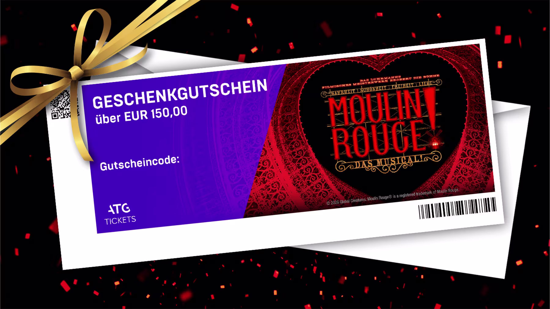 Moulin Rouge! Das Musical Gutschein von ATG Tickets