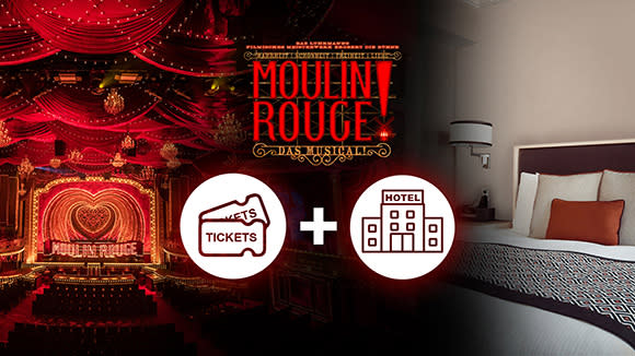 Grafik zum Moulin Rouge Ticket plus Hotel Angebot 