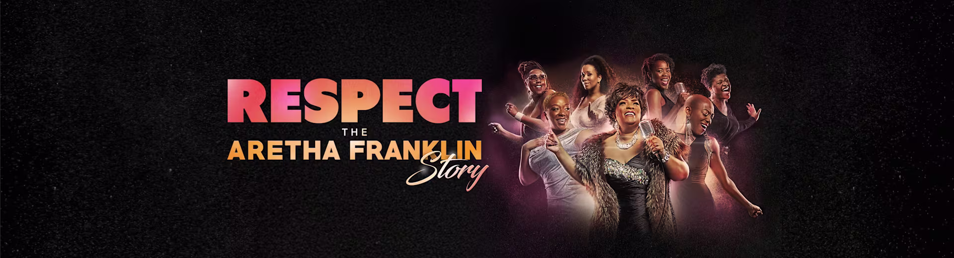 Das Banner von RESPECT - The Aretha Franklin Story. 